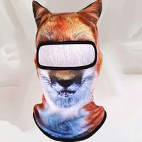 Breathable Fabric Balaclava Mask Ice Silk Neck Gaiter Breathable Cooling Face Mask  For Cycling 3 black