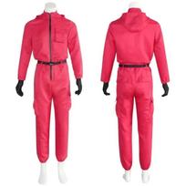 TV žaidimas Raudonojo kalmaro žaidimas Jumpsuit Cosplay vakarėlio sportinis kostiumas Apranga Kaukės Rekvizitas Vaidmenų žaidimas Klasikinis kostiumas Iš Ko Naujas XXL red