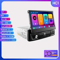 1 din automobilio radijas CarPlay Auto GPS navigacija IPS ištraukiamas ekranas 1 Din Android daugialypės terpės grotuvas Universalus garso ir vaizdo įrašas Nėra DVD 4Core 1G 32G black