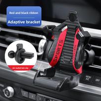 Car Mobile Phone Holder Out of Trend Gravity Car Navigation Mobile Phone Holder Multi-functional Vehicle Bracket white