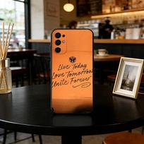 Tomorrowland  Phone Case For Samsung S25,S24,S21,S22,S23,S30,Ultra,S20,Plus,Fe,Lite,Note,10,Black Cover Samsung S24Plus orange