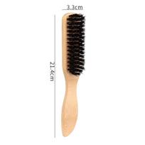 Backcombing Design Slick Back Hair Brush Smooth Finish Bun Smoothing Brush  Styling Tool D black