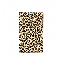 A6 Acrylic Leopard Print Loose Leaf Binder Cover DIY Account Book Journal Planner Office Stationery Supplies (brown,A6) ruda