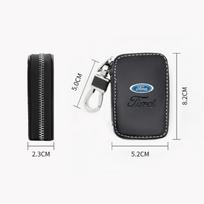 3D Metalo/Odos Automobilio Raktų Pakabukas Ženklelis Emblema Raktų Pakabuko Žiedeliai Ford Transit Fiesta Focus Mondeo Kuga Ranger Mustangui Priedai rvxb06 black