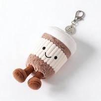 JC Marshmallow raktų pakabukas, papūgėlės braškinio pyrago raktų pakabukas, saulėgrąžos pliušinis žaislas, vyšnios pakabukas, kruasanų raktų pakabukai Aas Dovanos white