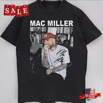 Vintage Mac Miller T-shirt, Hip Hop Music Tee, Unisex Streetwear Top, Fan Gifts XL gray