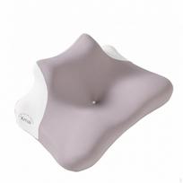 Neck Support Pillow Ergonomic Memory Foam Contoured for Side Sleepers, Bed, Sofa Ocean Starry Gray gray