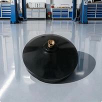 Oil Collection Tray LowProfile Recovery Round Fluid Catch Pan for Mechanics, Home 32MM Center Inner Thread black