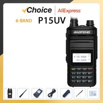 P15UV Baofeng Walkie Talkie Type-C Charging AM 108-136mhz UV-15 Pro Max V2 FM Radio UV999 Pro Max Long Range Communication Radio