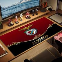 Sport Lisboa e Benfica Large Size Mouse Pad Large Gaming Table Cushion Non-slip Laptop Tablet Big Mousepad XXL Mat Mini PC Playmat With Lock edge 30cmx80cm(11.8x31.5inch) brown
