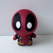 Naujas Mielas Žmogus-Voras Deadpool Pliušinis Raktų Pakabukas Mielas Superherojus Kimštas Lėlės Minkšta Figūrėlė Namų Stalo Dekoras Kolekcionuojama Dovana Marvel Filmų Komiksų Gerbėjams 12cm black