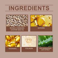 Castor Oil: Nourishing Deeply Moisturizing Oil For Hair Growth, Eyebrows Thickening & Relaxing Body Massage one size yellow