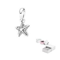 Pandora Metal Charms & Pendants Women's Silver 390403CZ F-Brand Original Box white