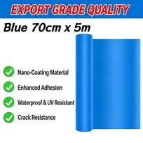 Color Steel Tile Waterproof Blue Self-Adhesive Membrane Strong Buty Roof Leak Repair Self-Adhesive Waterproof Membrane Dedicated 1