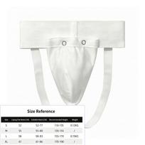 Karate Groin Protector Padded with Removable Cup Jockstrap white