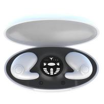 „Invisible Sleep“ belaidės ausinės su įkrovimo dėklu, „Bluetooth 5.3“ paslėptos ausinės, lengvos, lengvai nešiojamos, IPX5 vandeniui atsparus triukšmo slopinimas 1 set balta