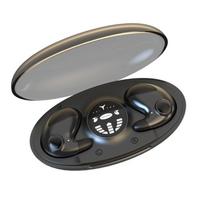 „Invisible Sleep“ belaidės ausinės su įkrovimo dėklu, „Bluetooth 5.3“ paslėptos ausinės, lengvos, lengvai nešiojamos, IPX5 vandeniui atsparus triukšmo slopinimas 1 set juoda