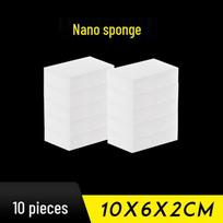 Nano Sponge Scrubber: Magic Stain Remover and Dishwashing Brush with Free Shipping white