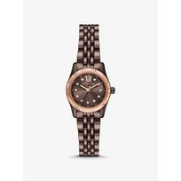 Michael Kors Petite Lexington Pavé Espreso spalvos laikrodis MK4844 šokoladas