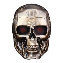 Vario ir sidabro terminatoriaus Helovino kaukė Viso veido apsauginė kaukė Cosplay'ui Copper Mask