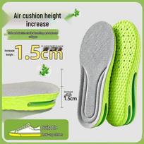 Invisible Shock-Absorbing Height-Increasing Insoles - Comfort & Anti-Odor for Men & Women 39/40 gray