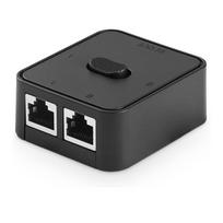 Bidirectional Ethernet Adapter RJ45 Passive Ethernet Selector Gigabit Network Switcher  Server Room juoda