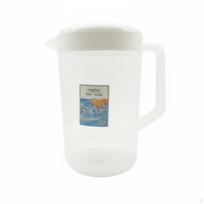 Water Pitcher with Lid High Temperature Resistant Sturdy Large Capacity 4000ML beige