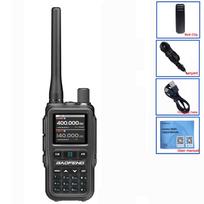 New Black Baofeng UV-5R Mini Dual Band Dual PTT Walkie Talkie 5RMINI Air Band RX 5W Compact VOX FM Amateur Radio Type-C Charger