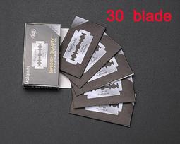 10-100pcs Double-Edged Razor Blades, Manual Old-Fashioned Razor Shaving and Facial Hair Removal Razor, Manual Razor Blades gray