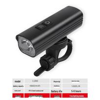 High Lumen 2000 Bicycle Night Riding Lights - Powerful, Personalized, and Strong for Safe Cycling gray