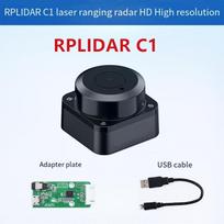 SLAMTEC RPLIDAR C1 Lidar jutiklis TOF 12 m diapazono 360 ° skenavimas robotų padėties nustatymui, kartografavimui, navigacijai ir kliūčių vengimui