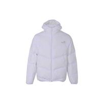 Puma Vienspalvė laisvalaikio šilta pūkinė striukė unisex viršutiniai drabužiai, balta 674640-02 XL gray