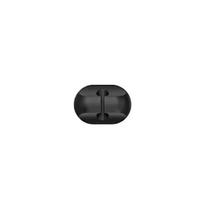 Silicone USB Cable Organizer USB Charging Cable Winder Desktop Tidy Management Clips Cable Holder For Mouse earphone Accessories black