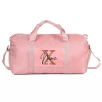 Personalised Training Gym Bag Custom Monogram Overnight Holdall Gift for Her Cabin Bag for Holidays Mothers Day Gift Duffel Bags beige