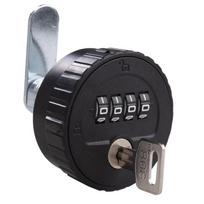 JSL-P57194-30 Zinc Alloy Keyless Password Lock for Electrical Cabinet and Locker Combination Lock with Master Key Diameter 58mm (White,Zinc Alloy) balta