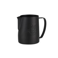 JIBBI Gulbės snapo Latte art puodelis - Mažas pienuko ąsotėlis 600ml black
