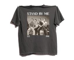 Stand By Me Movie T-Shirt, Rob Reiner Film, Comfort Colors Tee M gray