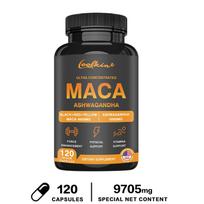 Coolkin - Maca & Ashwagandha Extract Capsules - Dietary Supplement - Energy 120*1
