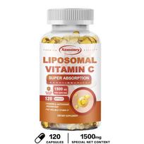 Xemenry Liposominis Vitaminas C 1500mg Kapsulės 120 vnt. — Riebaluose tirpus kompleksas su fosfolipidais, Super įsisavinimas, Veganinės daržovių kapsulės 120*1