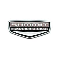Automobilio 3D Metalinis Lipdukas Viršūnės Logotipas Automobilio Šoninio Sparno Galinės Bagažinės Lipdukas Jeep Grand Cherokee Challenger Renegade Compass black