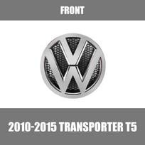 1/2 vnt. Volkswagen VW Transporter T5 2010 2011 2012 2013 2014 2015 Automobilio ASFH5 Priekinių grotelių ženklelis Galinio bagažinės emblemos dangtelis Priedai 10-15 Transporter T5
