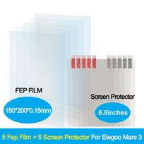 FEP Film 150*200*0.15mm for Elegoo Mars 3 Mars 4 Mars 5 series UV Resin 3D Printers Release Films Printer FEP Sheet