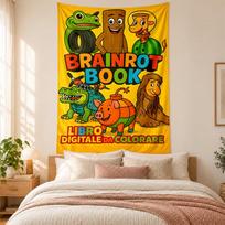 Brainrot Tapestry highquality for decorating living room bedroom dorm walls ideal as bedroom wallart orholiday gift 100cmx150cm