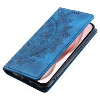 Tvirtas magnetinis piniginės dėklas su kortelių lizdu, skirtas iPhone 15 14 13 12 11 Pro Max SE 8 Plus stovo atverčiamas odinis dangtelis, skirtas 13 pro iPhone 13 Pro blue
