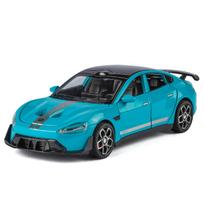 1/32 XIAOMI SU7 L9 Automobilio Modelis Žaislas Išskirtinis Interjeras Durys Atidaromos Naujos Energijos Transporto Priemonės Lydinio Kėbulas Guminės Padangos Modeliai Vaikams Dovanos mėlyna