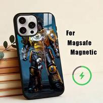 40K Space Marine 2  Phone Case For iPhone17,16,15,14,13,12,11 Plus,Pro Magnetic with Magsafe Wireless Charging iPhone14PRO black