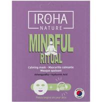 Veido kaukė Iroha Nature Mindful Ritual Calming Face Sheet Mask MTIN46, su ašvaganda ir hialurono rūgštimi, 20 ml