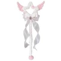 Kids Girls Star Magical Wands Fairys Angel Wands Stick Princess Star Wands Fairys Wands Halloween Cosplay Costume Props rožinė