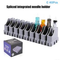 Multi-Spliced Creative Design Ink Cup Tattoo Cartridge Holder Abs Tattoo Artist Desktop Storage Combinations Rack Tattoo Access A668 gray