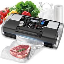 95KPa 10-in-1 Commercial Vacuum Sealer Double Heat Seal Device EU Plug black
